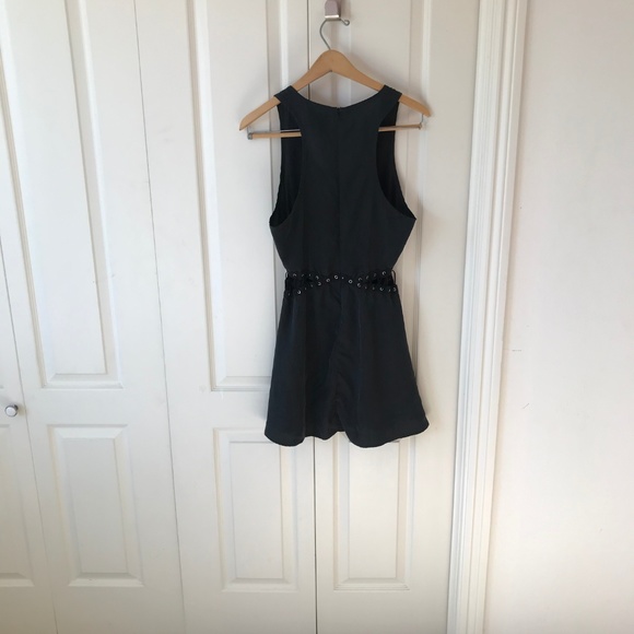 Edgy Black Dress - Picture 2 of 3